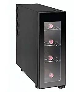 IGLOO FRW041 4-Bottle Wine Cooler, Black