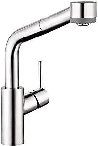 Talis S Hybrid One Handle Deck Mounted Kitchen Faucet Finish: Chrome