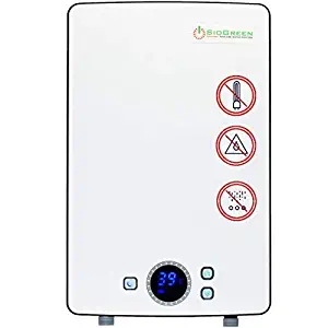 Sio Green IR288 v2 POU Infrared Electric Tankless Water Heater - None Corrosion - Extends The Life of Tankless Water Heaters - 220v - 240v / 40A / 9kW