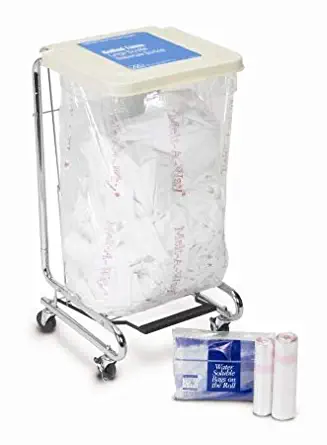 Medi-Pak MELT-A-WAY Polyvinyl Alcohol Film, Hot Water Soluble Bags - 26" x 33" - 20 to 25 gallon - 25 Each / Pack