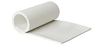 1/16" Thick 12" x 24" Food Grade White Neoprene Rubber Sheet