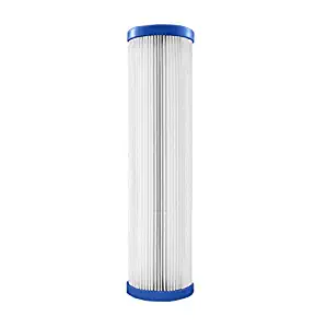 Pack of 40- Polyester Pleated Sediment Water Filter 2.5" x 9.75" | 1 micron | SPF-25-1010