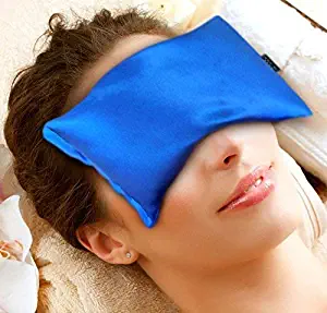Karmick Hot Cold Eye Mask, Blue, Lavender and Flax Seed Filled