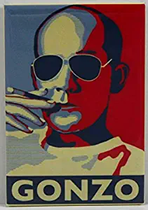 Gonzo Refrigerator Magnet. Hunter S. Thompson