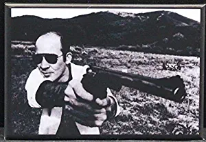 Hunter S. Thompson B & W Photo Refrigerator Magnet.