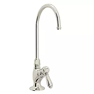 Rohl A1635LMPN-2 Italian San Julio Single-Lever Handle Filtering Kitchen Faucet 2-in L x 2-in W x 10.3-in H Polished Nickel