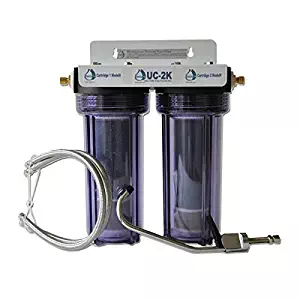 Fluoride + Wide Spectrum Undersink Water Filter w/Third Faucet