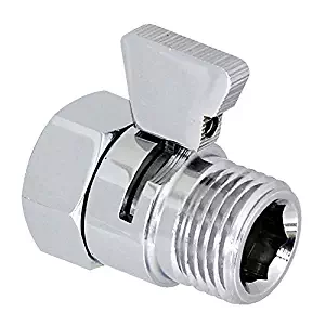 Sumnacon™ G1/2" Full Brass Shower Head Flow Contol and Shut OFF Valve for Shower Head, Hand Shower, or Bidet Sprayer etc