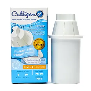 CULLIGAN REPLACEMENT WATER FILTER, PR-1U, White