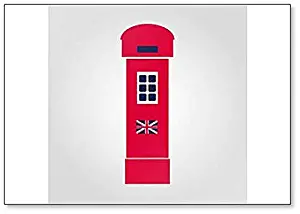 Red London Phone Cabin Illustration classic fridge magnet