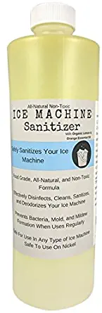 Ice Machine Sanitizer 16 oz, Nickel-Safe, Non-Toxic, Ice Machine Cleaner, Universal Ice Maker Cleaner, Compatible With Affresh/Whirlpool 4396808, Manitowac, Ice-O-Matic Ice Makers