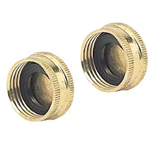 Bosch Garden and Watering 05HC2GT 2-Pack Green Thumb Brass Hose Cap