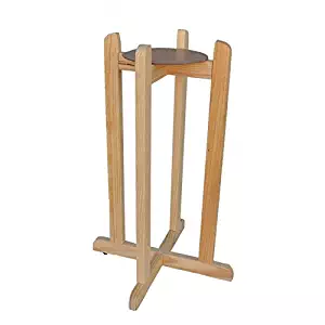 For Your Water 30" Wood Painted Water Dispenser Crock Stand -"Natural" Wood Paint