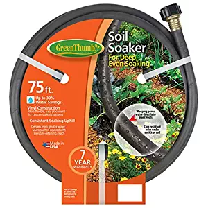 TEKNOR-APEX COMPANY 1030-75 Thumb Soaker Hose, 75-Feet, Green