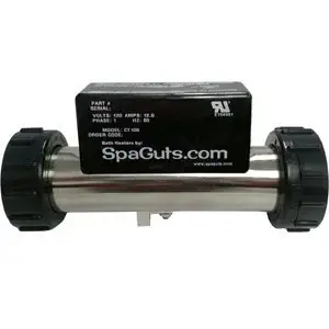 SpaGuts 25-150-0001 Bath Heater Kit, 1.5KW, 110V, 7" x 1.5", Pressure