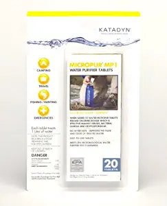 Katadyn Micropur MP1 Purification Tablets (20 count)