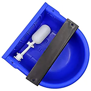 MUDUOBAN Blue Automatic Water Bowl with Drainage Hole for Dog Cattle Horse Float Valve Sheep Goat Calf Sow Large Animal Waterer by Livestocktool