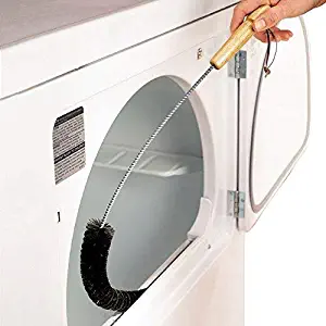 Clothes Dryer Lint Brush Vent Trap Cleaner Stainless Steel Flexible Brush Gas Electric Fire Refrigerator Coil Brush