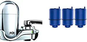 PUR FM-3700 Advanced Faucet Water Filter, Chrome