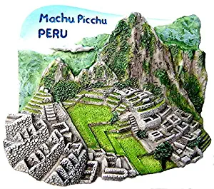 Machu Picchu Peru, Resin 3d Fridge Magnet, 7 Wonders of the World