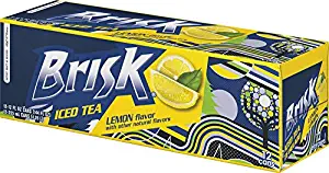 Brisk Iced Tea, Lemon Cans (12 Count, 12 Fl Oz Each)