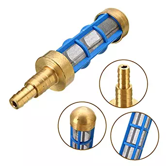 Pressure Washer Suction Strainer Filter Brass HD 3/4" 1/2" Hose Water Suction Strainer Pickup Filter for Car Washing Machine