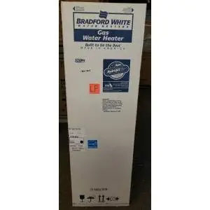 BRADFORD WHITE M4TW40T6FSX 40 GALLON HIGH EFFICIENCY POWER VENT LP HOT WATER HEATER 115/60/1