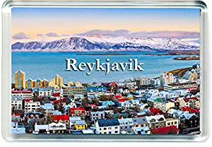 D344 Reykjavik Refrigerator Magnet Iceland Travel Fridge Magnet