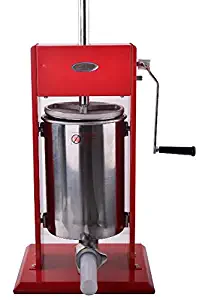 Hakka Sausage Stuffer 2 Speed Stainless Steel Vertical Sausage Maker (32lb / 15 Liter)