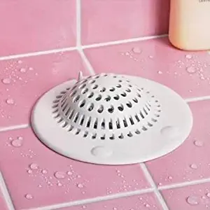 UR Bathroom Silicon Bathroom Chuck Hair Filter Sink Drain Suction Cups Filter