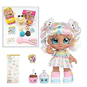 Kindi Kids Snack Time Friends, Pre-School 10" Doll - Marsha Mello - Simple Joy Toys Gift Set