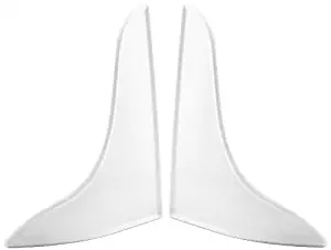 Prime-Line M 6086 Bath Tub Splash Guard, 9 in. x 10-3/4 in., Plastic, White