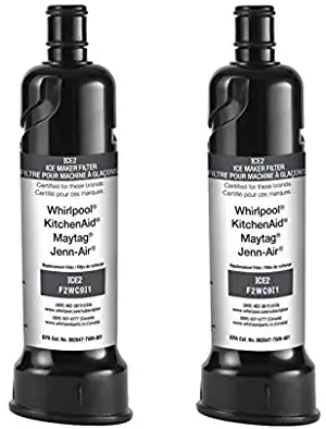 OEM Replacement for Ice Maker Water Filter Whirlpool F2WC9I1 ICE2 for 50 Pound Ice Machines - 2-pack