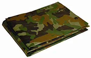 12x16 Multi-Purpose Camouflage Medium Duty DRY TOP Poly Tarp (12'x16')