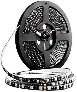 Kingwin RGB LED Strip Lights, LED Light Strip Kit For Computer Case, PC, Laptop, Home, Office, and Background Lighting. Ultra Bright 5050 SMD Strip Lights, 204” w/ Remote [Asus Aura RGB Compatible]