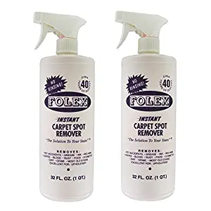 Folex Instant Carpet Spot Remover (32oz, Pack of 2)