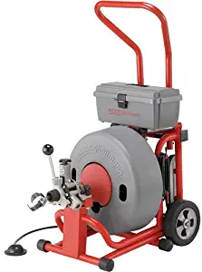 RIDGID 93557 K-6200 Drum Machine with 5/8 Inch Solid Core Cable and AUTOFEED Control, Drain Cleaner Machine and Drain Cleaning Snake