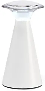 Light It! By Fulcrum, Lanterna, Wireless LED Touch Lamp, Metal, White