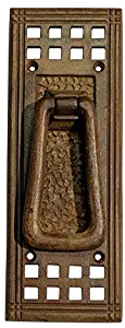 Adonai Hardware Joppa Antique Iron Door Knocker (Rust Living Finish)