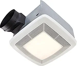 Broan-NutoneQTXE150FLTUltra-Silent Ventilation Fan with Light, Quiet Exhaust Fan for Bathroom and Home, ENERGY STAR Certified, 36-Watt Fluorescent Light, 4-