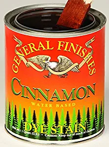 General Finishes Water Based Dye Stain Cinnamon Quart