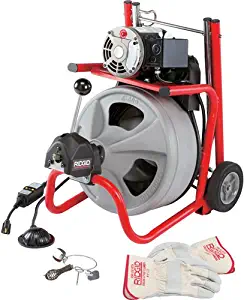 Ridgid 27013 K-400AF 115Volt C45IW Drum Machine with C45 Integral Wound Cable with Autofeed