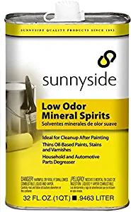 Sunnyside Corporation 80332 Low Odor Mineral Spirits Paint Thinner, Cleaner and Degreaser, Quart, 12 Pack