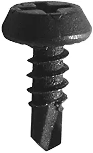 L.H. Dottie TEKF7716 Self Drilling Screw Pan Head, Phillips, No.7 by .4375-Inch Length, Black Oxide, 100-Pack