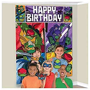 Nickelodeon Ninja Turtles Scene Setters Wall Banner Decorating Kit Birthday Party Supplies