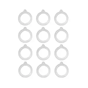 Sunshine Mason Co, Wire Bail Rubber Jar Gaskets 3.15" (80mm) fits Bormioli Fido Jars Made in USA 12 Pieces