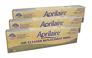 Aprilaire 201 - MERV 10 Factory Replacement Air Filter Media for Model 2250 and 2200 (3-Pack)