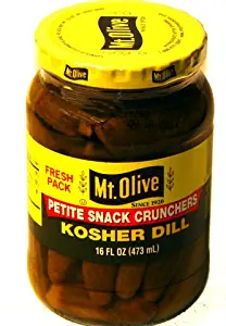 Mt Olive Kosher Dill PETITE SNACK 16oz 3pack