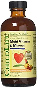 Child Life Multi Vitamin and Mineral, 8-Ounce pack of 3