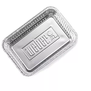 Weber Small Drip Pans Aluminum 8.5" X 6"